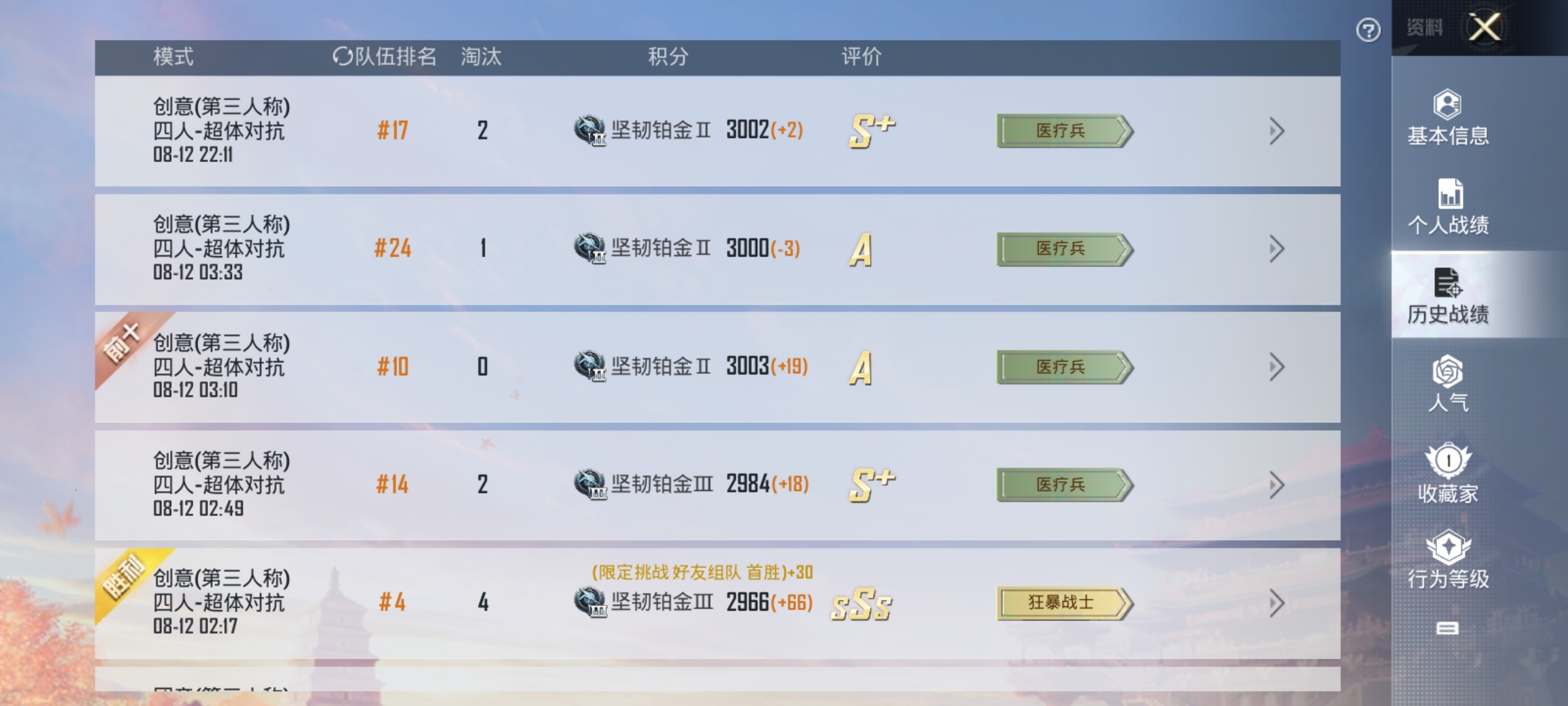 HPKG327920和平精英账号详情图4