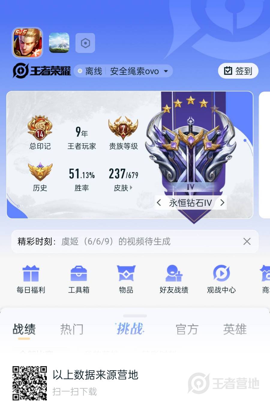 王者荣耀账号苹果QQkk4732-苹果q-V7-237皮肤-(可二次) 3传说 -1水晶(已兑换) 天鹅之梦 凤求凰 至尊宝 冰封战神 山海玄木吟 山海炽霜斩 后羿如梦令 大圣娶亲 引擎之心 猪悟能 冰冠公主 