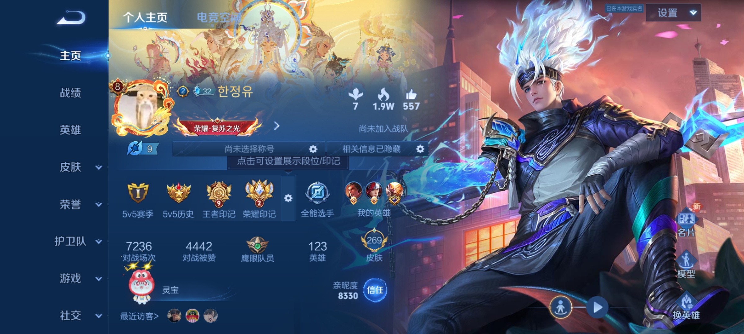 WZKG3111492王者荣耀账号详情图2 WZKG3111492王者荣耀账号详情图2