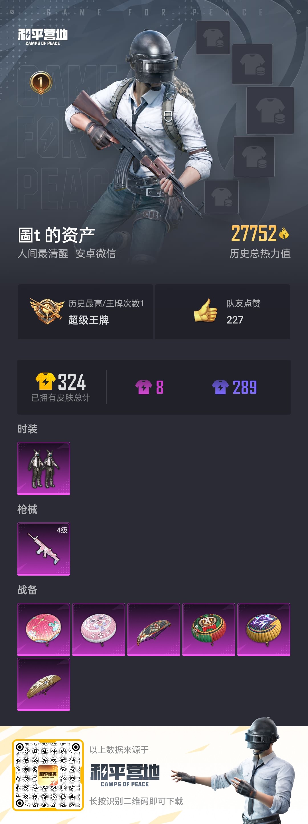HPKG3219979和平精英账号详情图2 HPKG3219979和平精英账号详情图2
