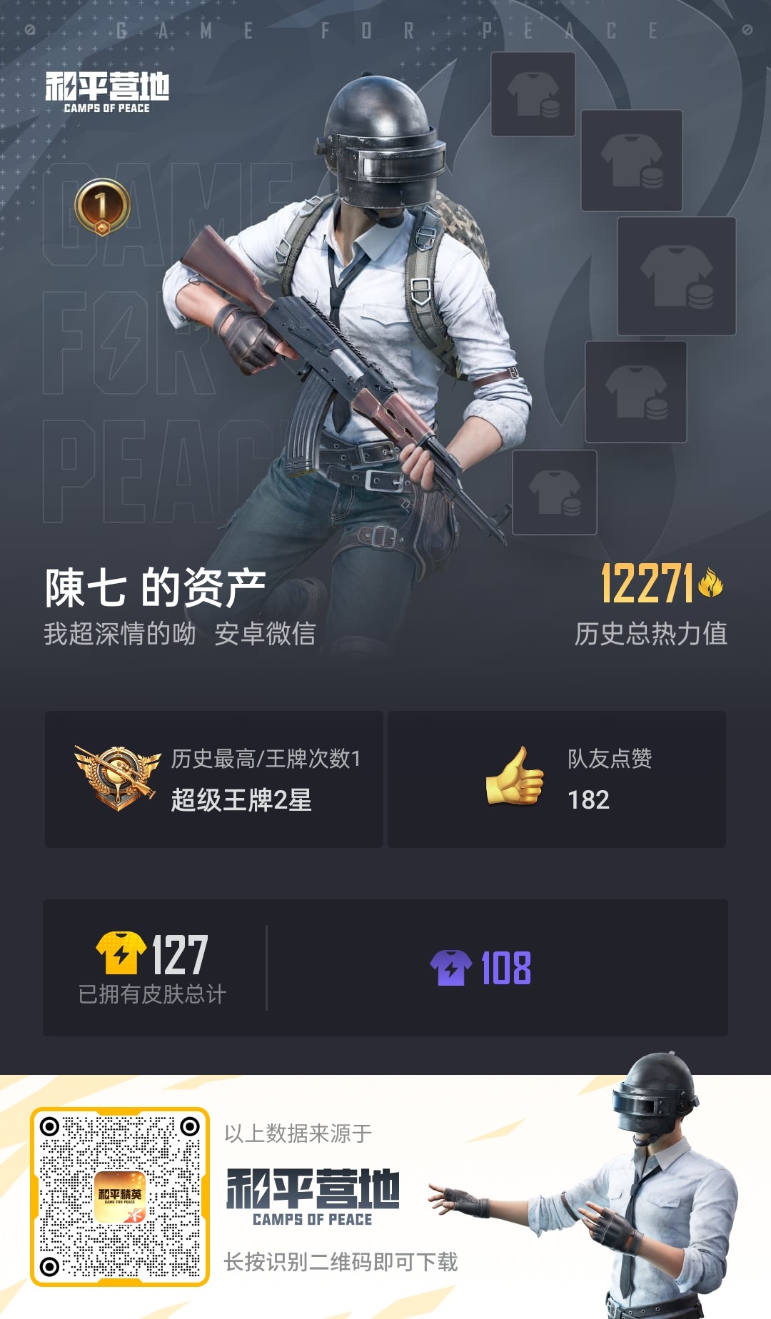 HPKG3220010和平精英账号详情图2 HPKG3220010和平精英账号详情图2