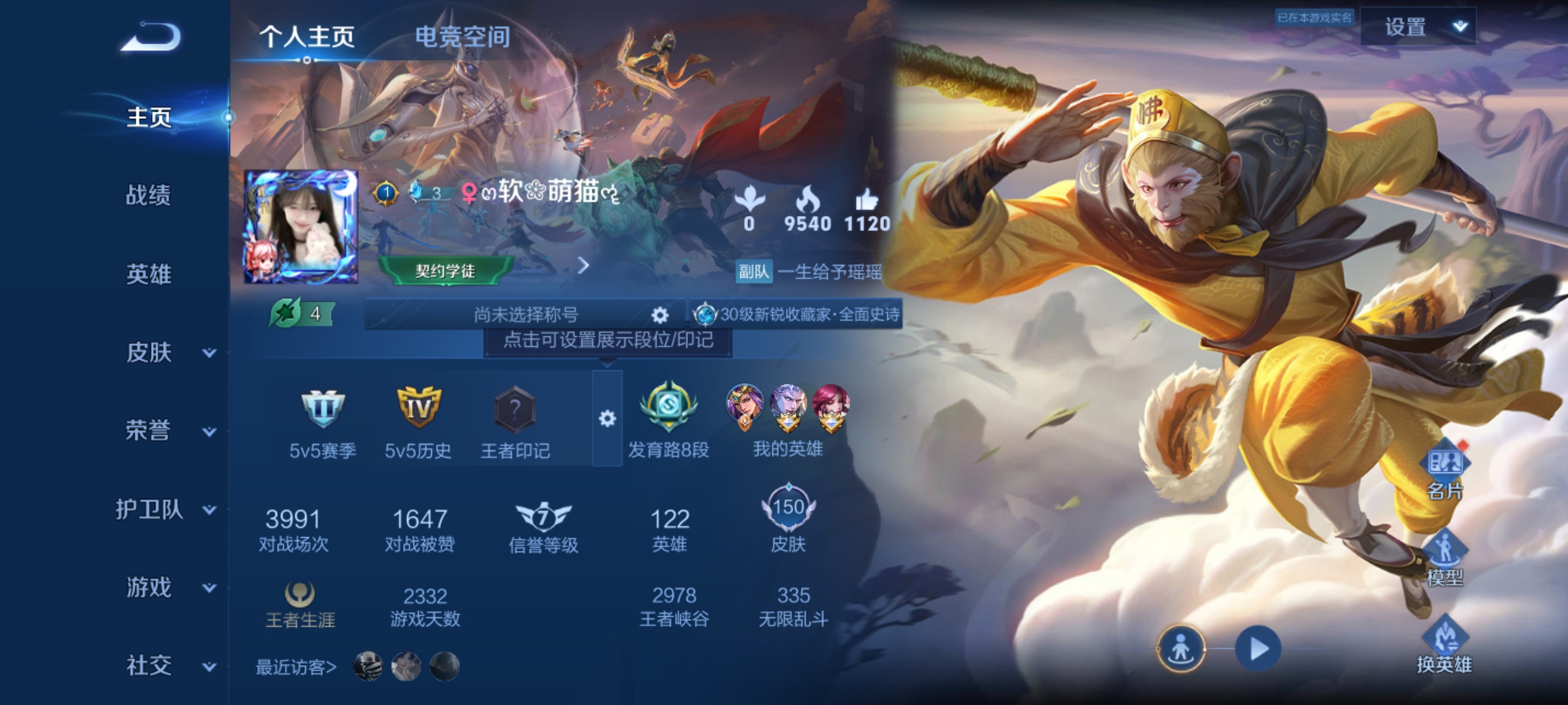 WZKG3157450王者荣耀账号详情图2
