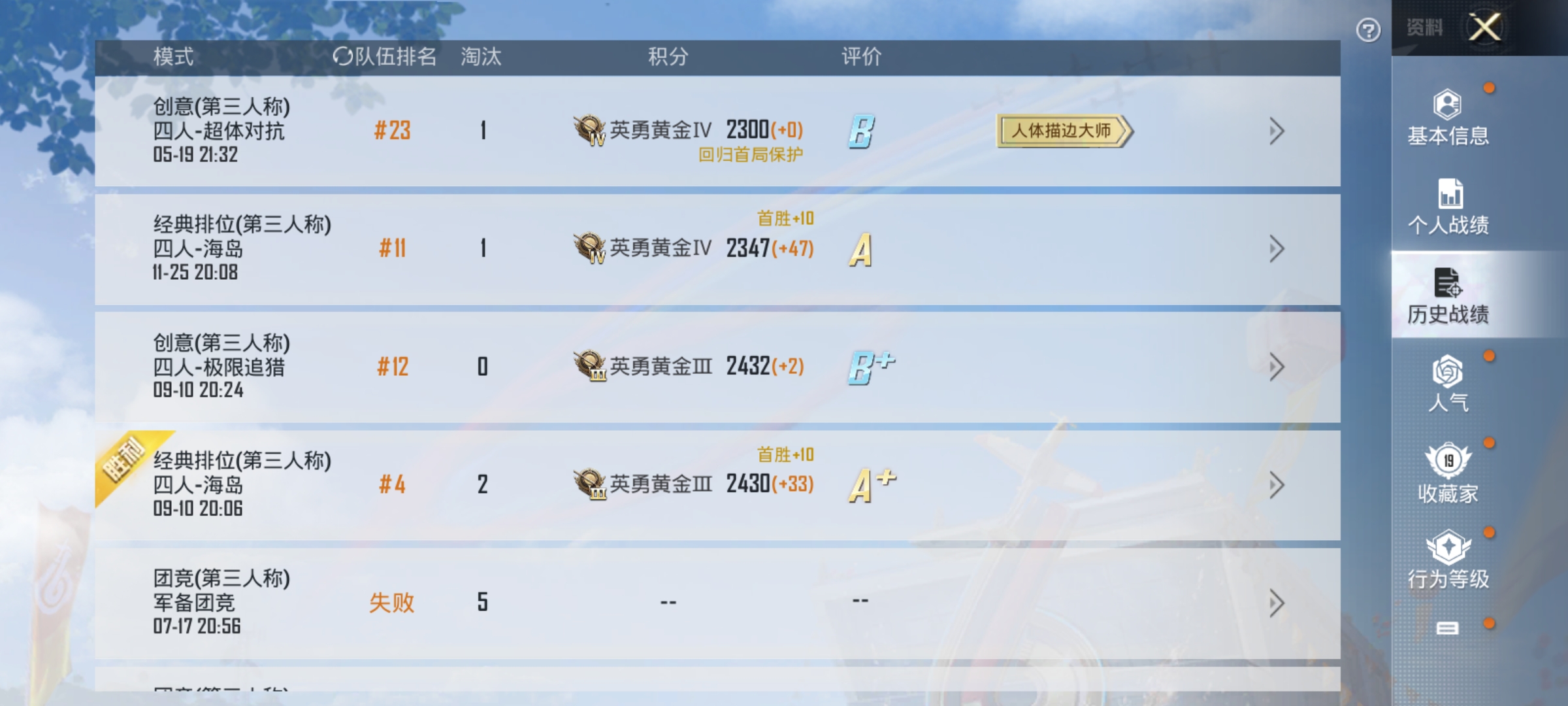 HPKG3238261和平精英账号详情图5 HPKG3238261和平精英账号详情图5