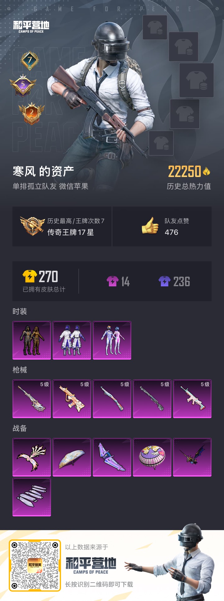 HPKG3262383和平精英账号详情图2 HPKG3262383和平精英账号详情图2
