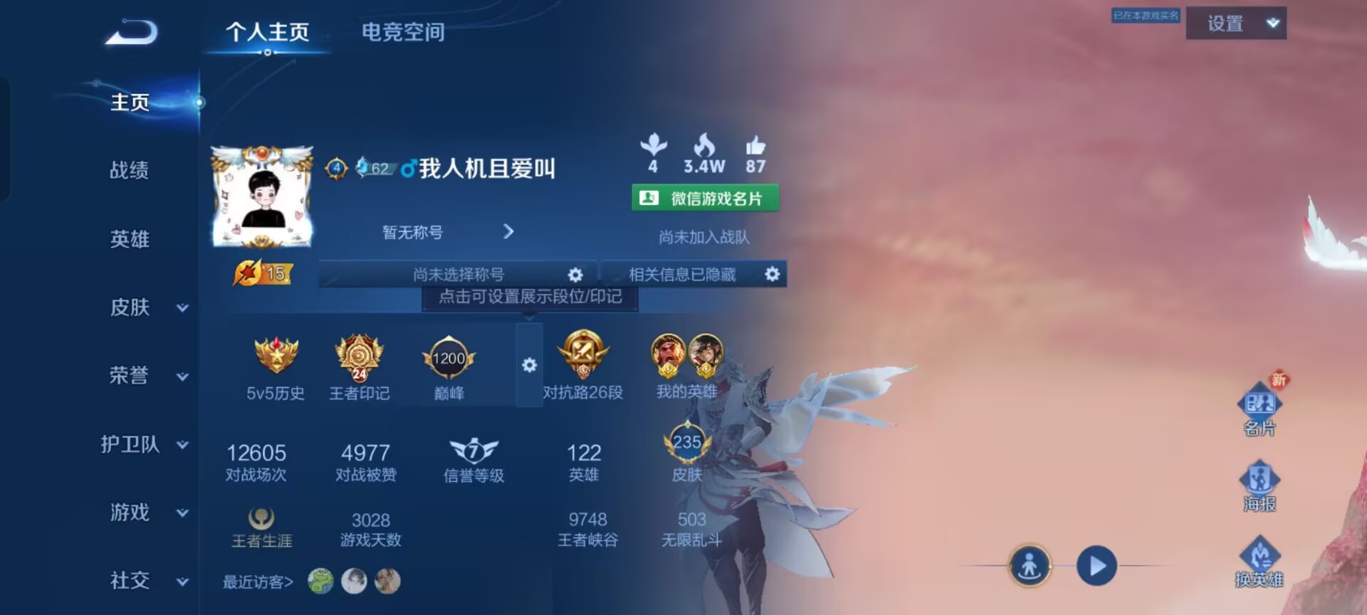 WZKG3166162王者荣耀账号详情图2 WZKG3166162王者荣耀账号详情图2