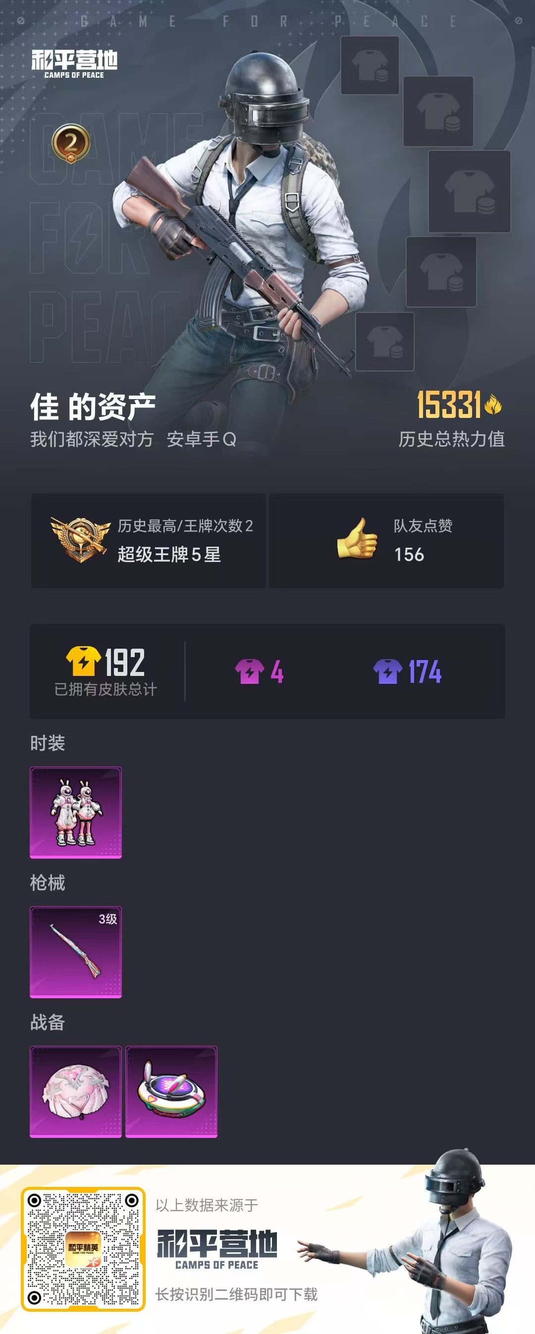HPKG3274754和平精英账号详情图3 HPKG3274754和平精英账号详情图3