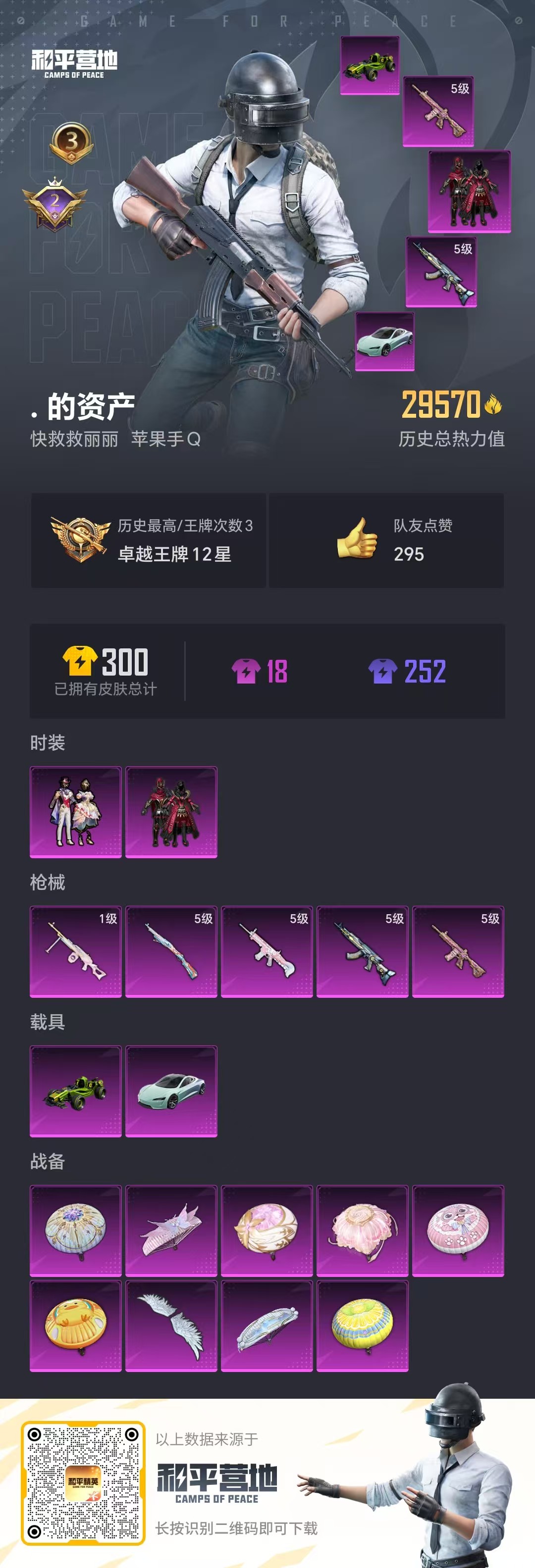 HPKG3265966和平精英账号详情图4 HPKG3265966和平精英账号详情图4