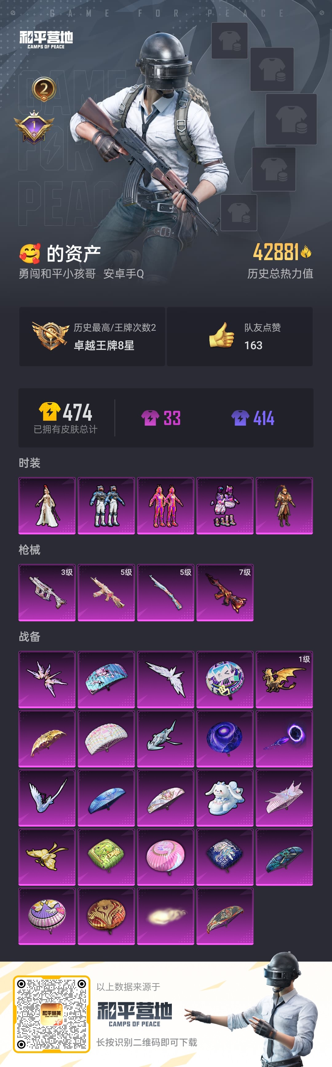 HPKG3277336和平精英账号详情图2