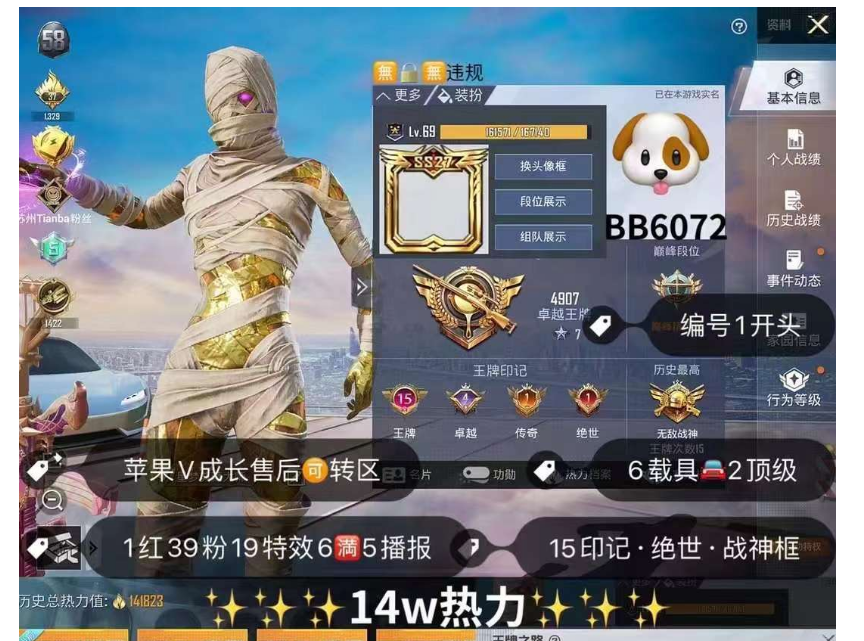 实名: 不可修改 亮点: 编号 BB607...