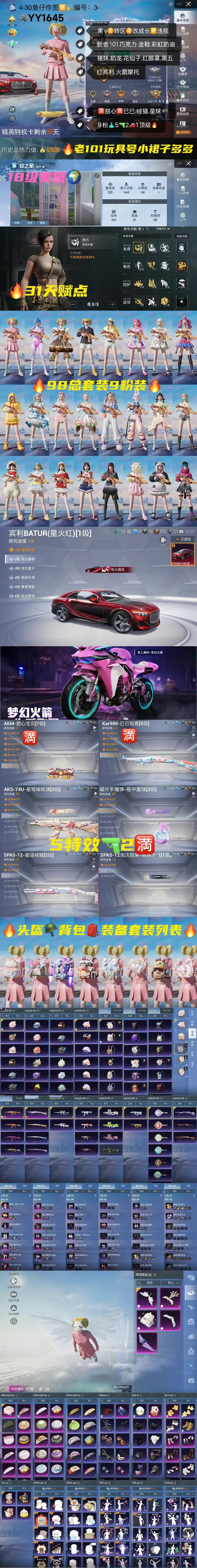 HPKG3162327和平精英账号详情图2