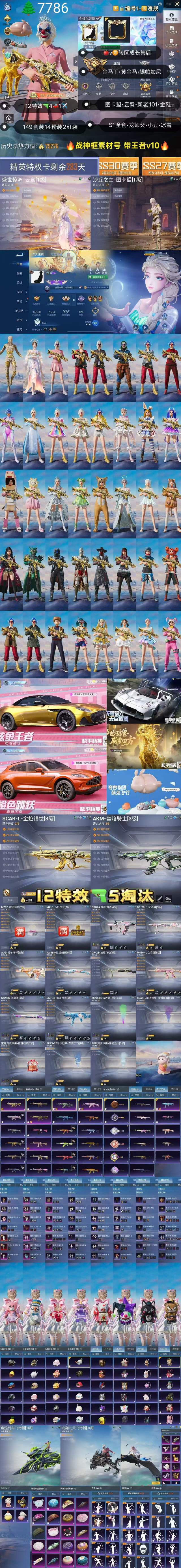 HPKG3178259和平精英账号详情图2 HPKG3178259和平精英账号详情图2