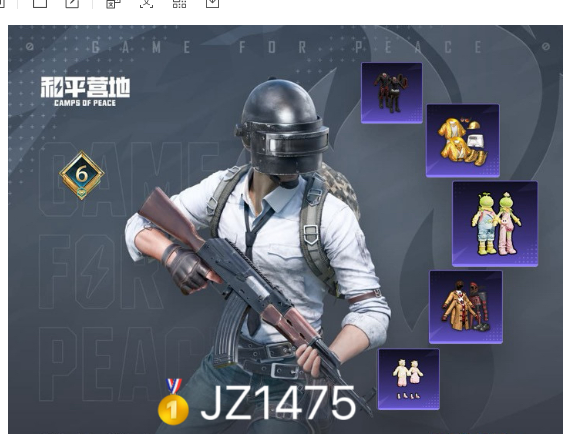 和平精英账号苹果QQ编号JZ1475   极品单字ID逸 果q可二次可转区 3粉6特效枪 巧克力 花间火 金鞋 5级五爪金龙 超新星狗杂