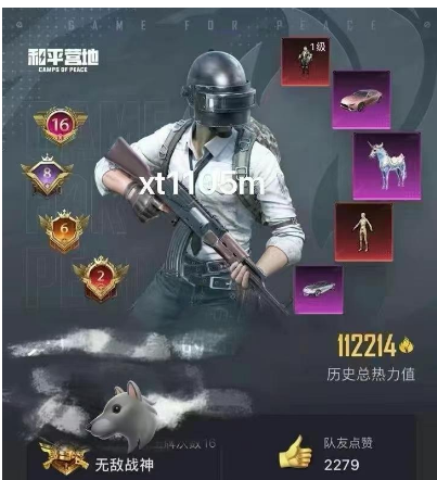 和平精英账号安卓QQ【xt1105m】    安Q 可二次 3级图卡盟 1维塔 小丑 赤蝎 都市 金鞋巧克力三姐妹 放客 猪妹 粉熊包 男神素材搭配号  战神框  星梦奇缘AUG6级 33粉 13特效 6载具