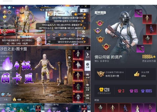 和平精英账号安卓QQ 安卓Q-【二次bug】-【无设备】 14王牌印记 3红-9粉-14枪-6载具 【热门服装】1级塞卢姆 1级维塔 4级图卡盟 天网 觉醒螳螂 巡查衣 木乃伊 新101 红眼罩 未来歌姬 蜜语