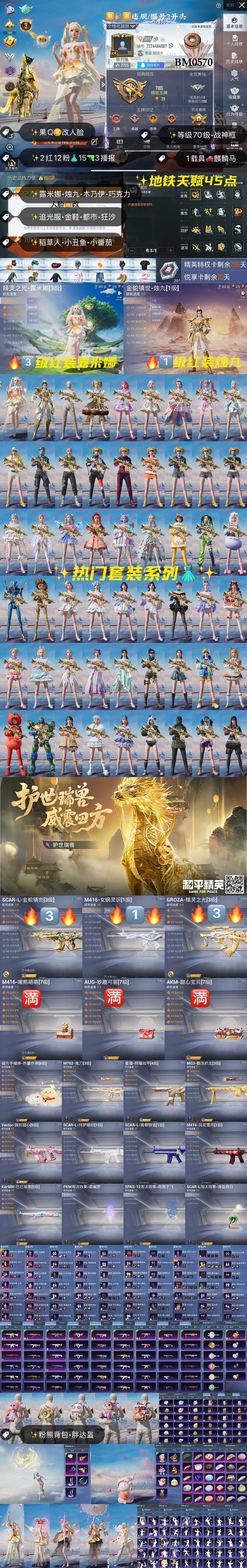 HPKG3219291和平精英账号详情图2 HPKG3219291和平精英账号详情图2