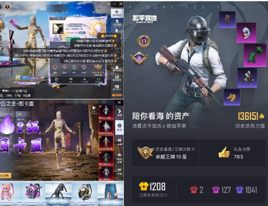 和平精英账号苹果微信 苹果V-【可改】-【无设备】 11王牌印记 1红-28粉-37枪-8载具 【热门服装】2级图卡盟 小丑 红螳螂 都市 极限特训 赤蝎 发光眼罩 红眼罩 巧克力 金鞋 天网 新101 第五大