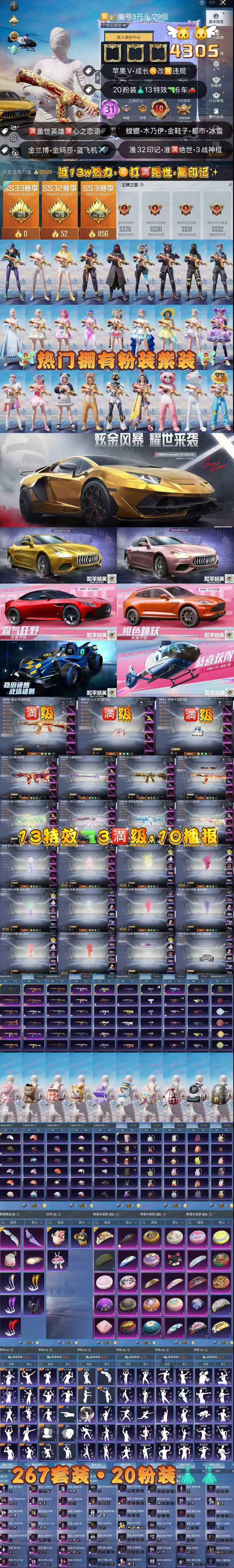 HPKG3233803和平精英账号详情图2 HPKG3233803和平精英账号详情图2