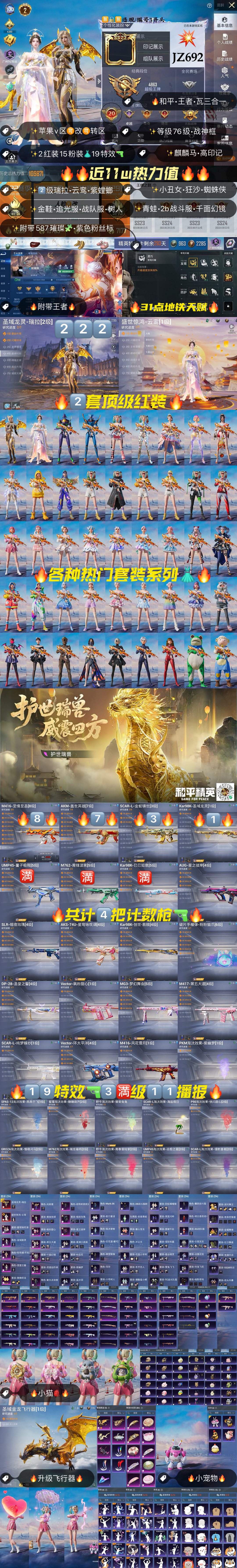 HPKG3250159和平精英账号详情图2