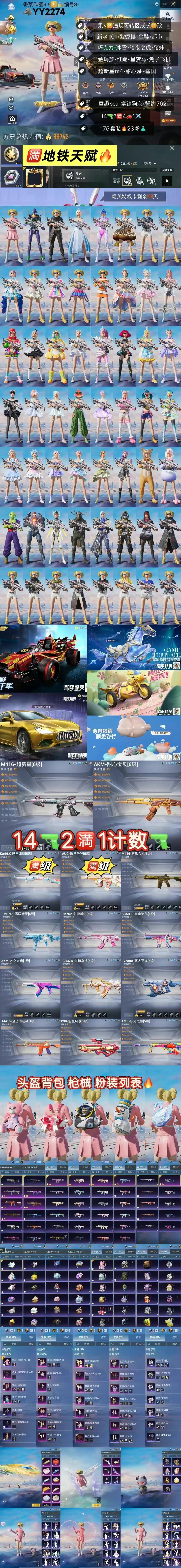 HPKG3258889和平精英账号详情图2 HPKG3258889和平精英账号详情图2