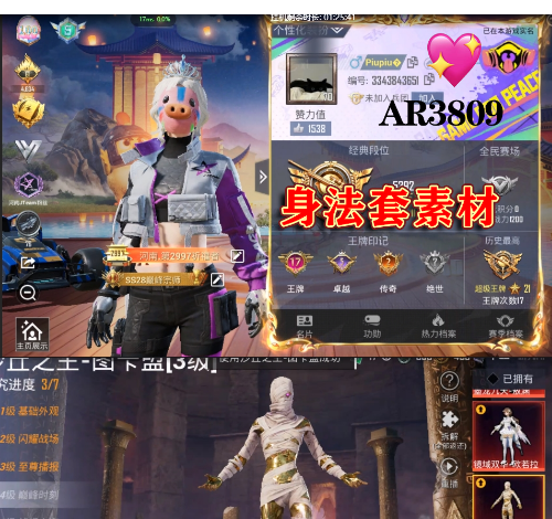 和平精英账号苹果微信【AR3809】 苹果v 成长可改 身法素材 男神必备 3⃣级红装图卡盟 螳螂 追光服 木乃伊 天网 金鞋 赤寒蝎 都市  冰雪 赵灵儿 猪妹 新101 番茄  东方飞龙 数码大师 胖哒团圆
