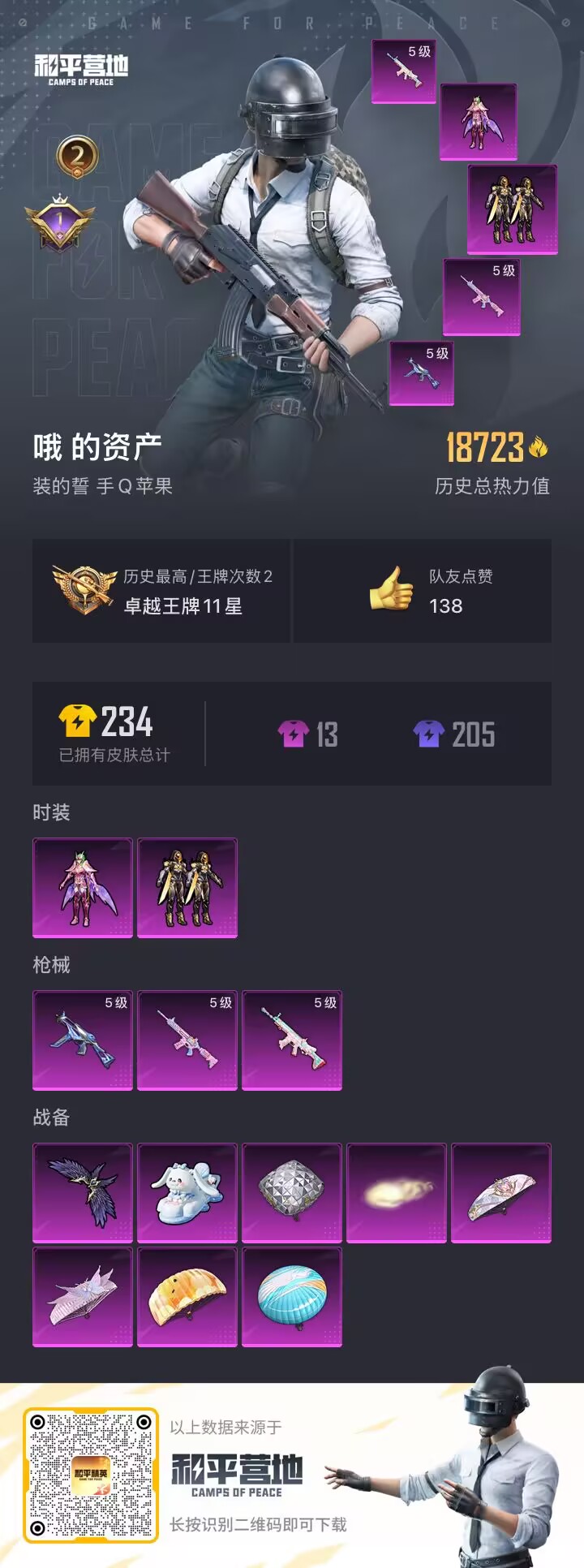 HPKG3277203和平精英账号详情图2 HPKG3277203和平精英账号详情图2